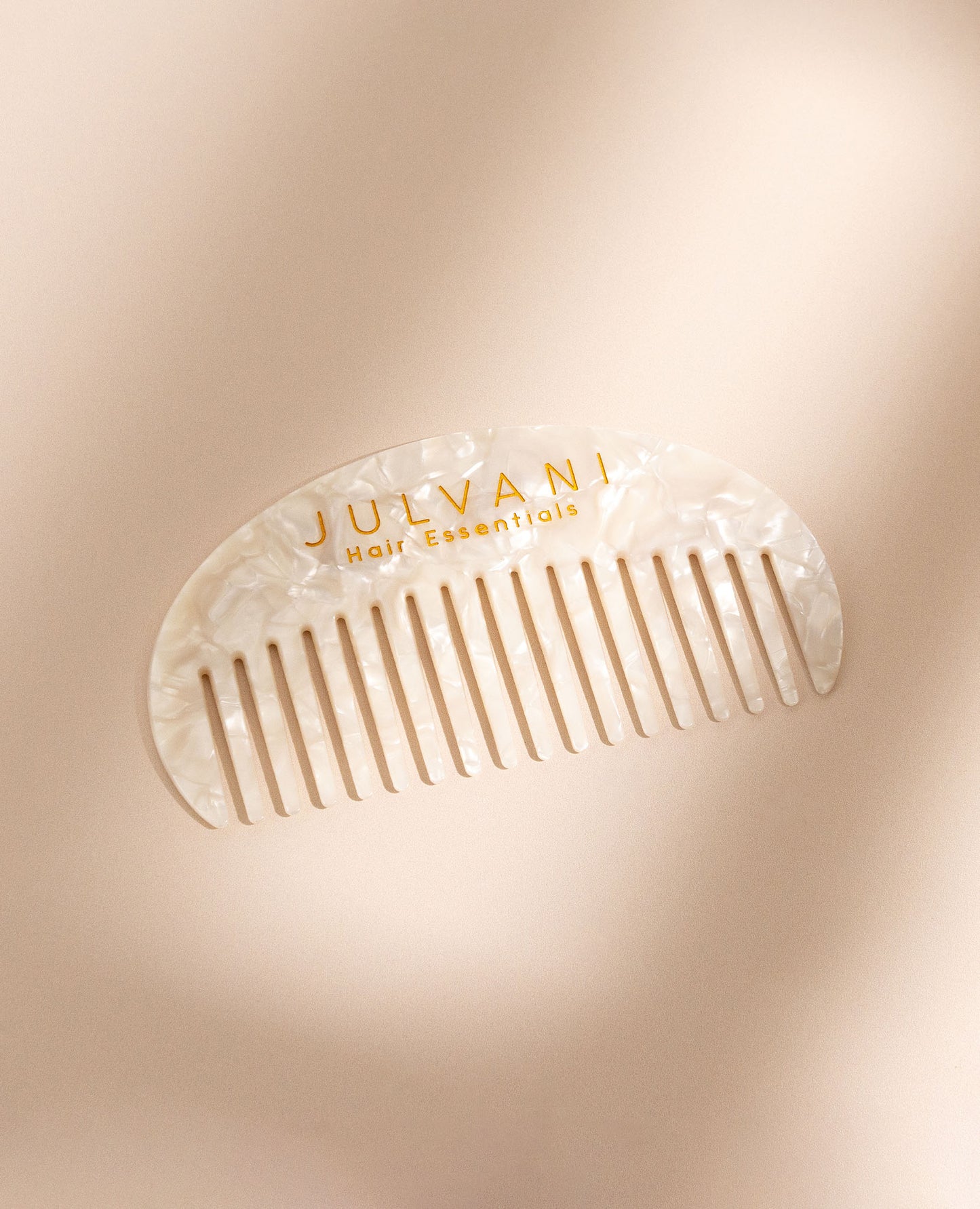 Acetate Comb — Pearl White